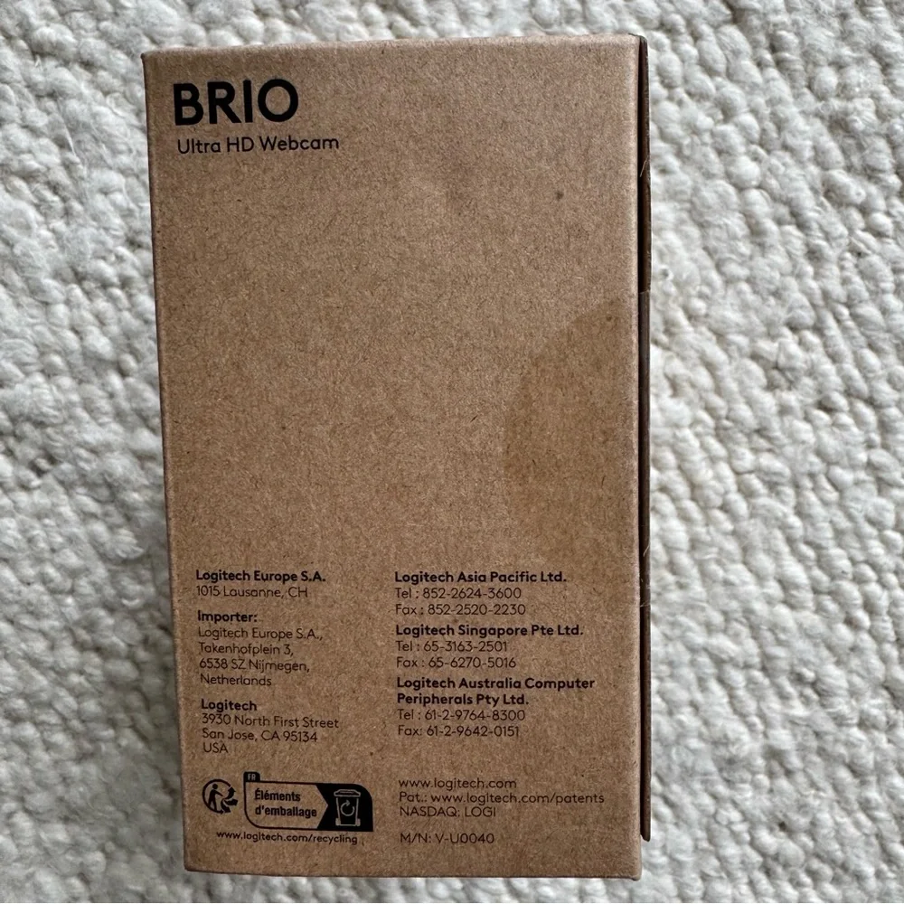 [NWT] Logitech Brio Ultra 4K HD Pro Business Webcam